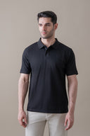 Black Essential Polo