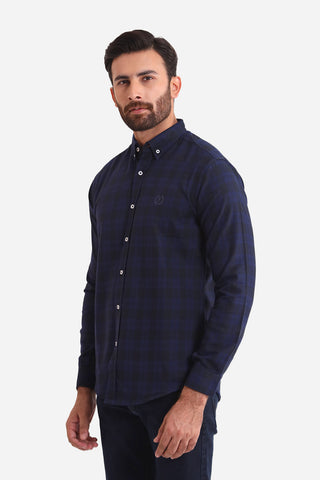 Navy Check Casual Shirt CS22001-NY