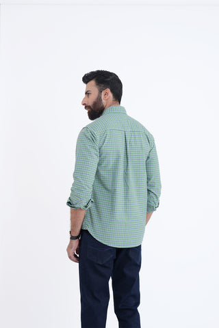 Light Green Check Casual Shirt CS240209-LGN