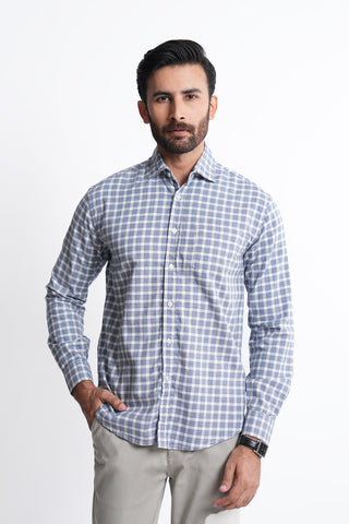 Smart Fit Check Casual Shirt CS240391-1