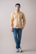 Yellow Refined Casual Shirt