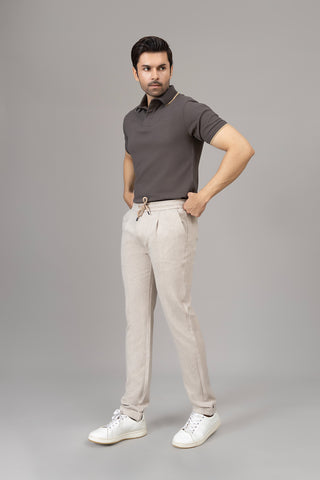 Beige Chino Trouser