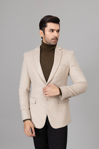 Texture Off White Coat