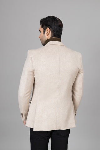 Texture Off White Coat