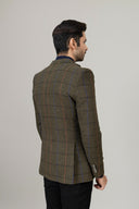Green Check Coat
