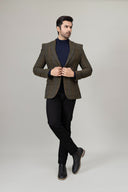 Green Check Coat