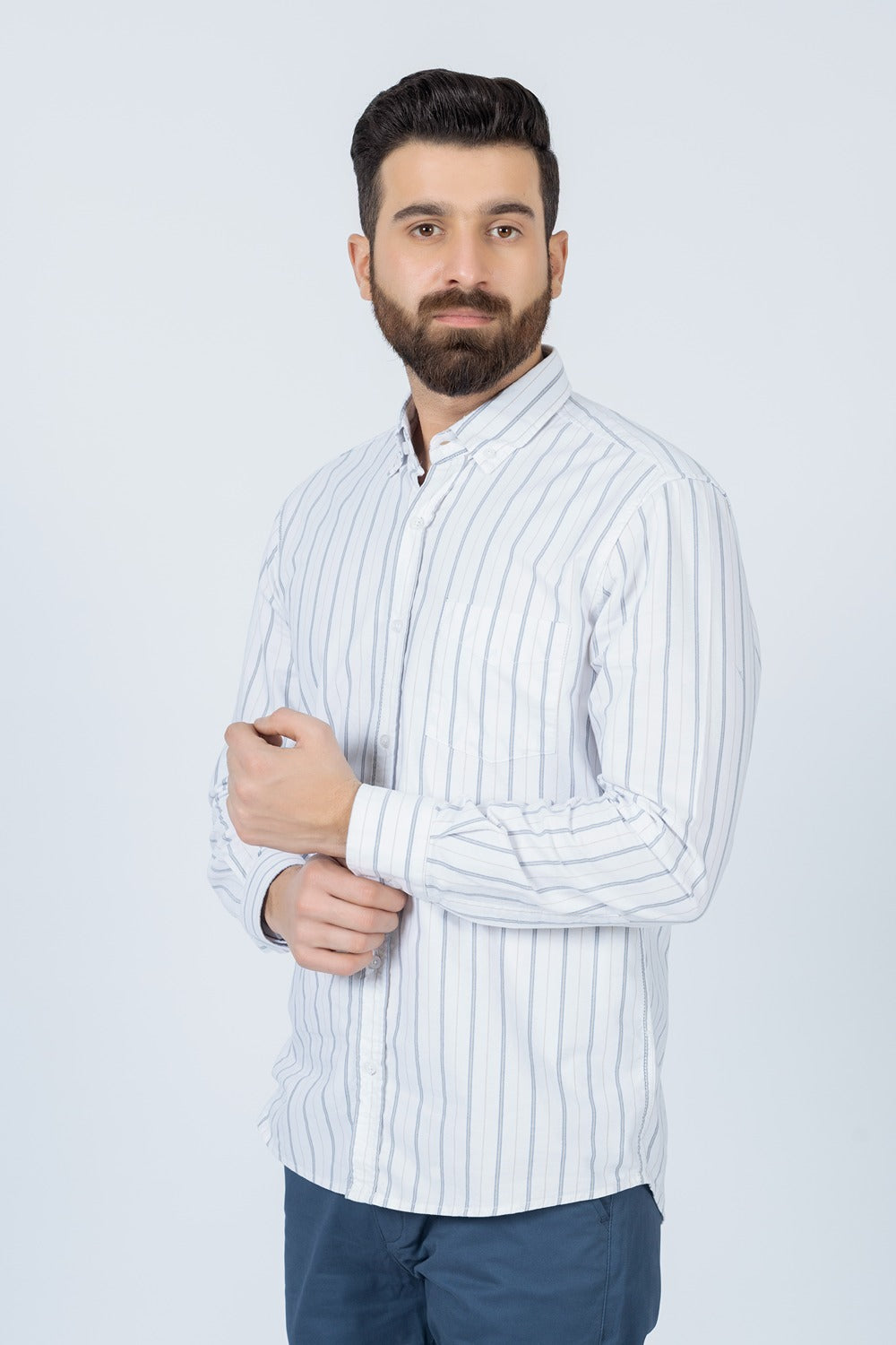 WHITE LINING CASUAL SHIRT