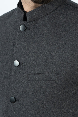 CHARCOAL GREY WAISTCOAT