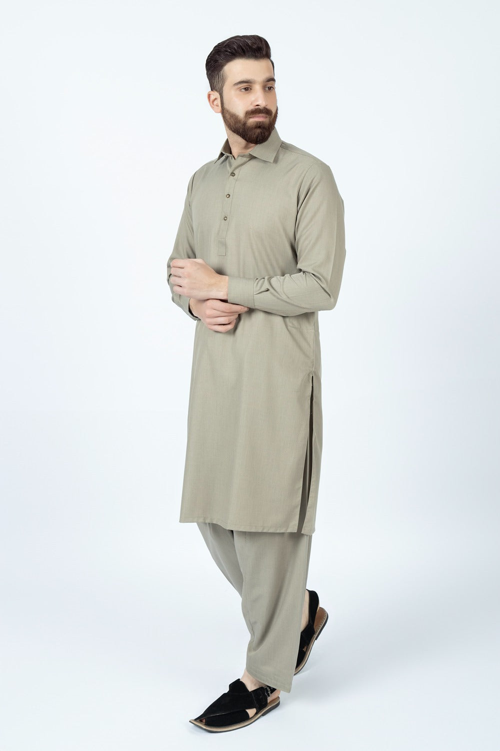 LIGHT BROWN SHALWAR KAMEEZ