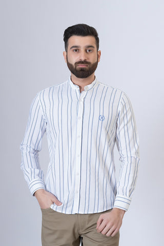 White Lining Casual Shirt