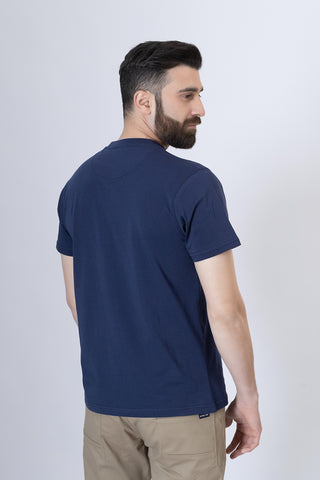 Navy Round Neck Shirt