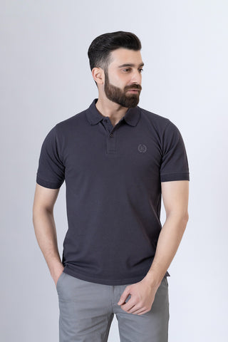 Charcoal Grey Polo Shirt