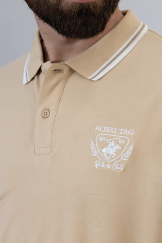 Khaki Polo Shirt- RTSF241245-KHI