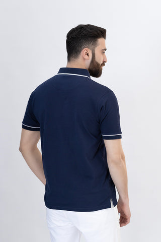 Navy Polo Shirt- RTSF240120-NY