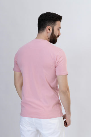 Pink Round Neck Shirt