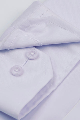 Classic Fit Purple Plain Dress Shirt CFP240681-PUR