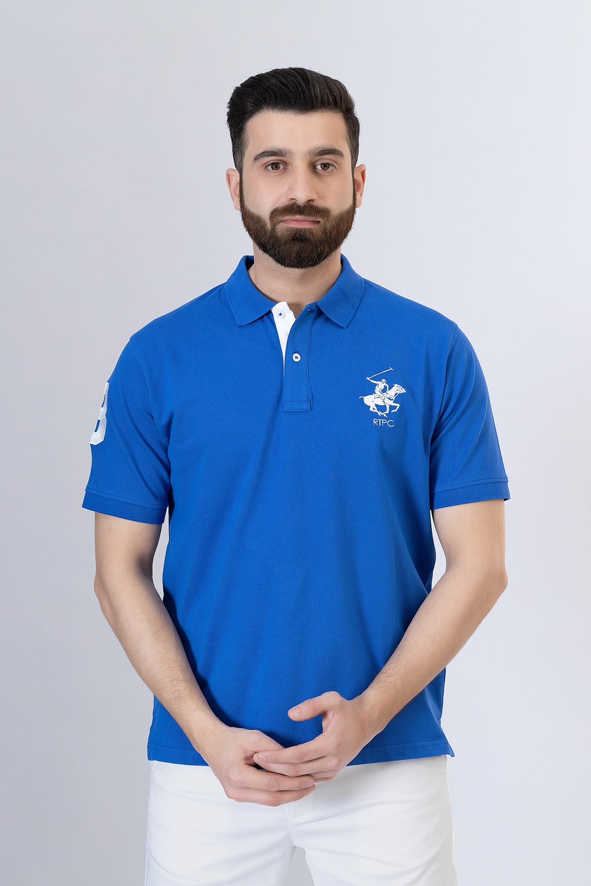 Royal Blue Polo Shirt- RTCF250122-RB