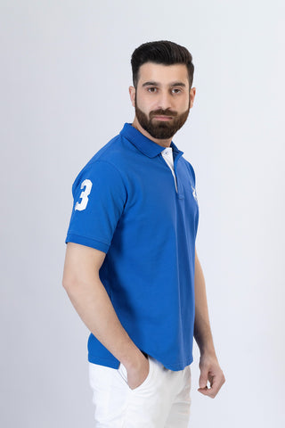 Royal Blue Polo Shirt- RTCF250122-RB