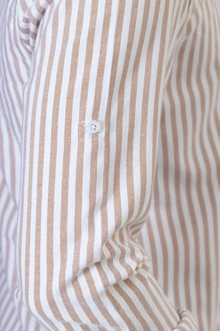 Multi Lining Casual Shirt - LS240684-1