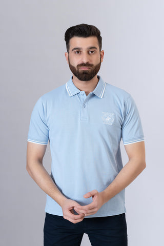 Sky Polo Shirt- RTSF241244-SKY