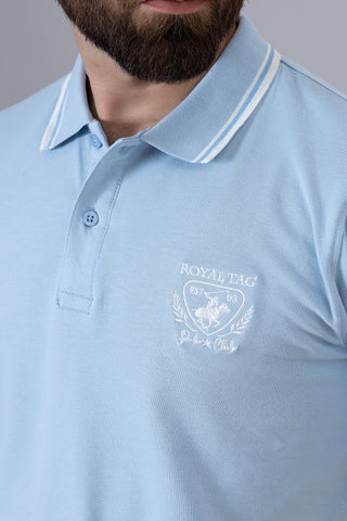 Sky Polo Shirt- RTSF241244-SKY