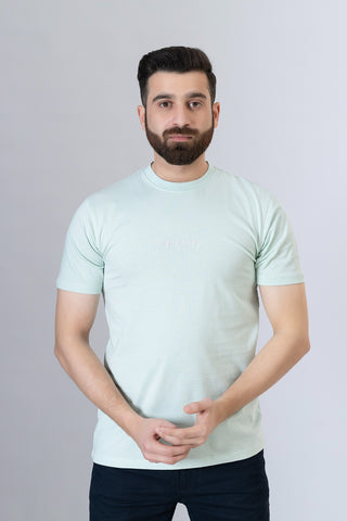 Light Green Round Neck Shirt