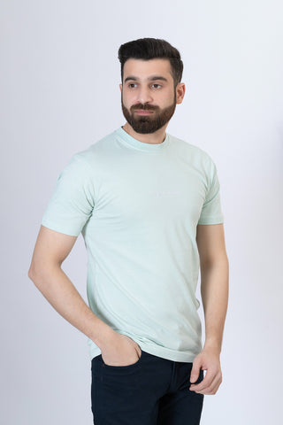 Light Green Round Neck Shirt