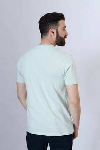 Light Green Round Neck Shirt