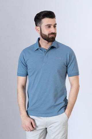 Grey Polo Shirt- RTSF241143-GR