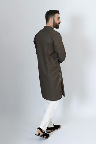 Olive Kurta - KT241186-OL