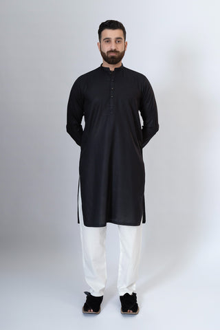 Black Kurta- KT241187-BK