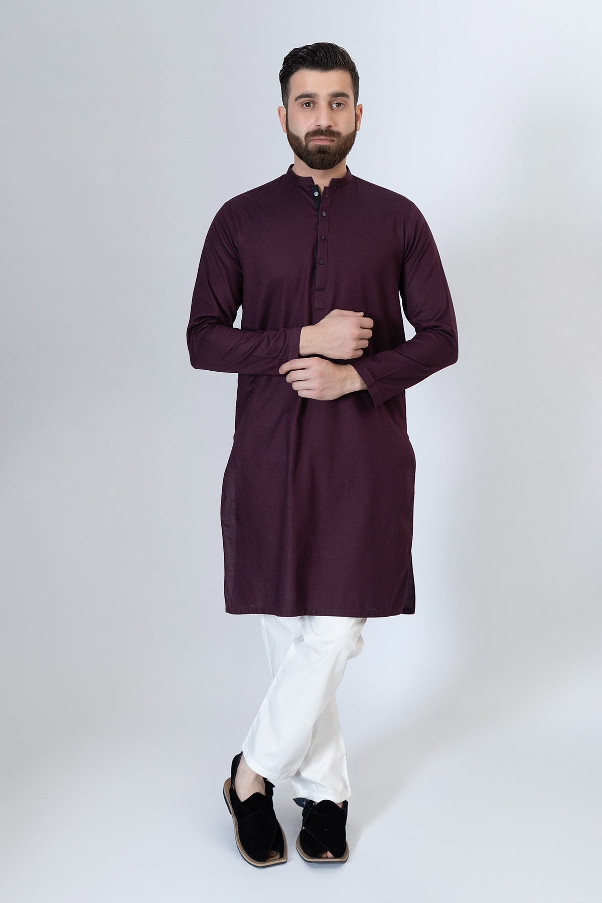 Maroon Kurta - KT241184-MR