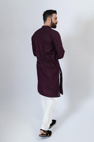 Maroon Kurta - KT241184-MR