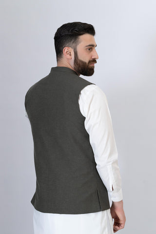 Olive Waistcoat - RWC241232-OL