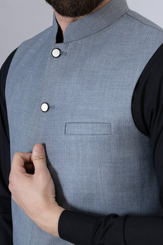 Grey Waistcoat- RWC241256-GR