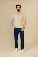 Beige Refined Polo