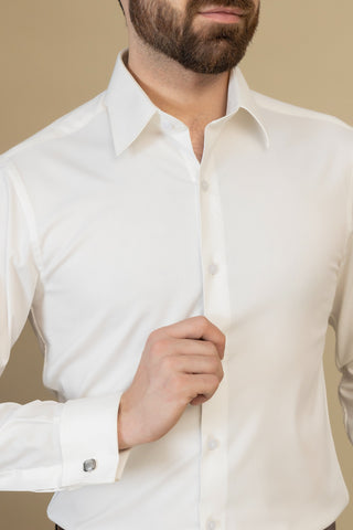 Dress Shirt - SFP250575-WT