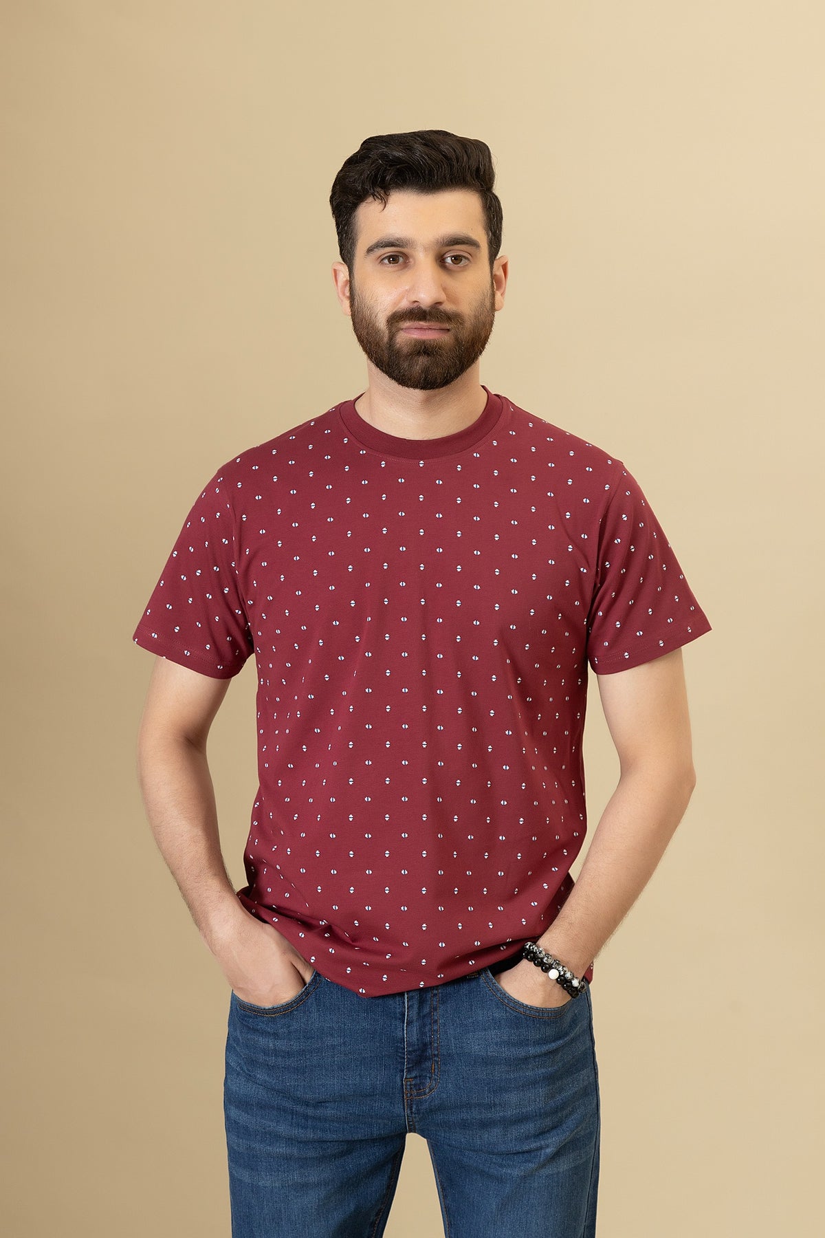 Round Neck Shirt - RTNC250459-MR
