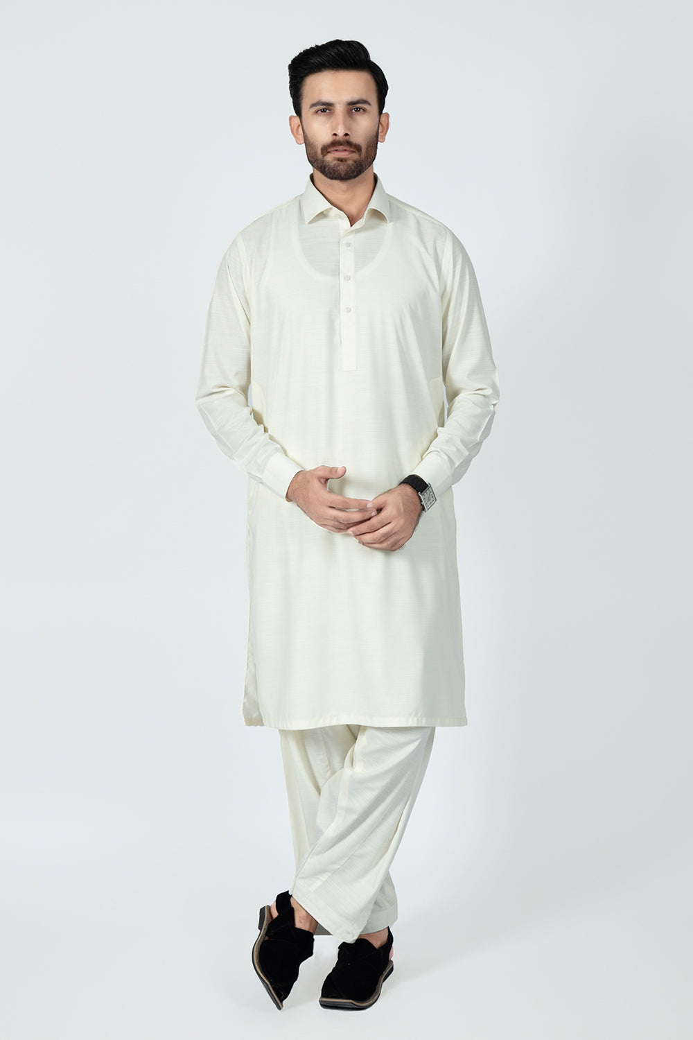 OFF WHITE SHALWAR KAMEEZ