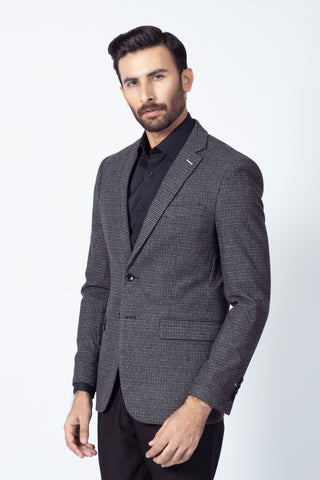 Grey Check Coat SF2039-GR