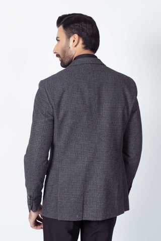 Grey Check Coat SF2039-GR