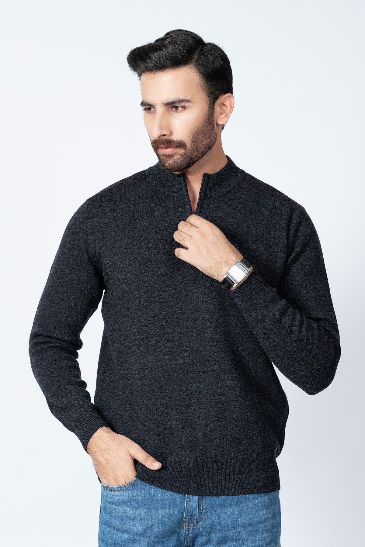 Charcoal Grey Sweater P2308-CG