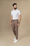 Brown Casual Trouser
