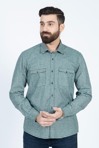 CHARCOAL GREY CASUAL SHIRT