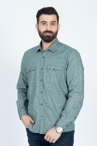 CHARCOAL GREY CASUAL SHIRT