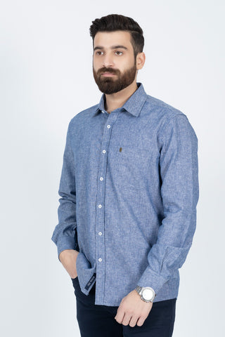 BLUE CASUAL SHIRT