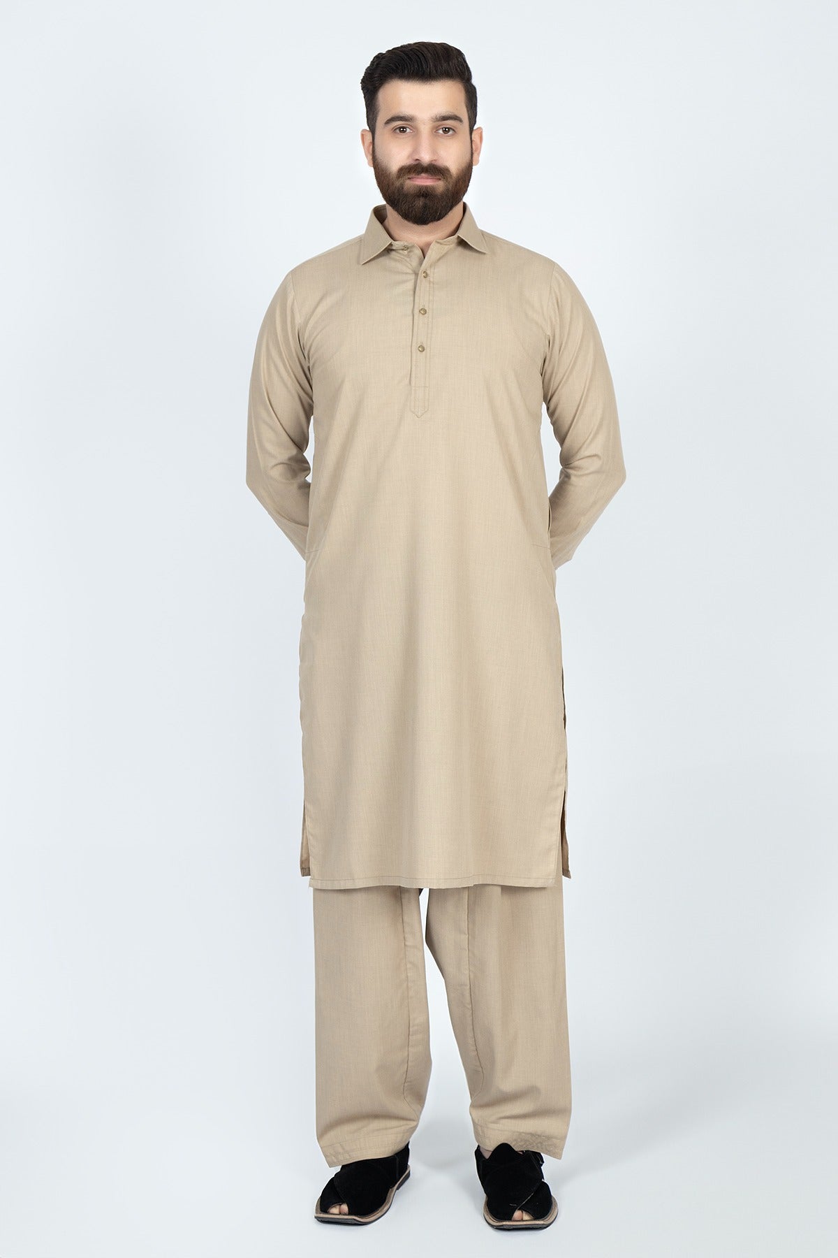 BEIGE SHALWAR KAMEEZ