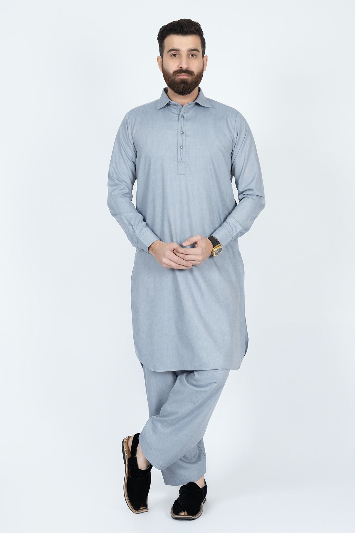 GREY SHALWAR KAMEEZ