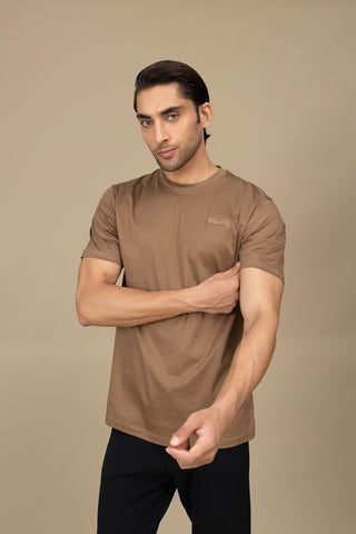 Round Neck T-Shirt - RTNS250653-KHI
