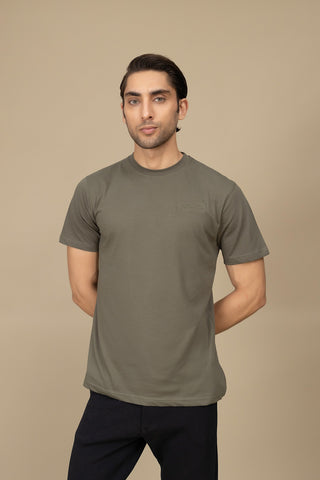Round Neck T-Shirt - RTNS250651-OL